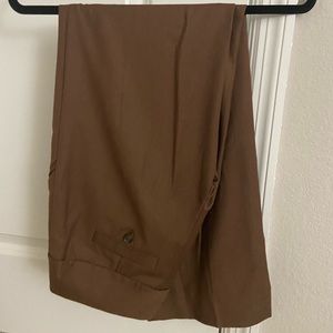The limited, drew fit size 2 light brown slacks.